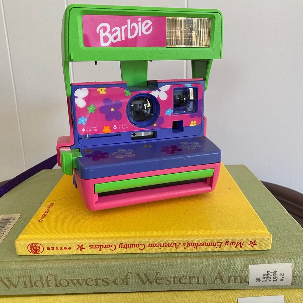 Vintage Barbie Instant Camera - Pink and Green